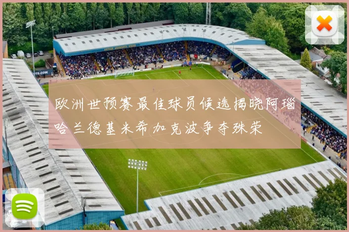 欧洲世预赛最佳球员候选揭晓阿瑙哈兰德基米希加克波争夺殊荣