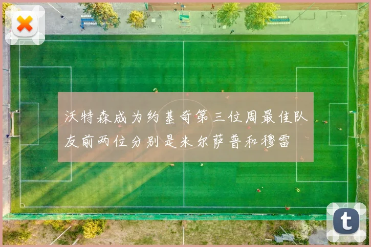 沃特森成为约基奇第三位周最佳队友前两位分别是米尔萨普和穆雷